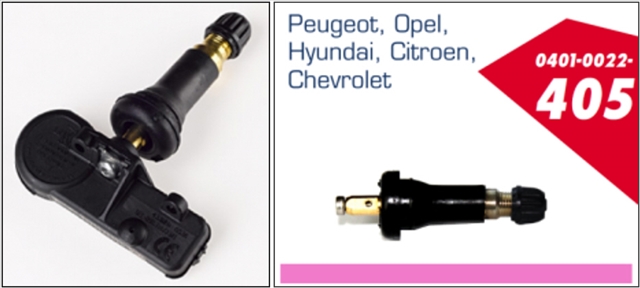Set de reparatie pentru senzori de presiune roti HOFMANN 0401-0022-405, pentru Peugeot, Opel, Hyundai, Citroen si Chevrolet