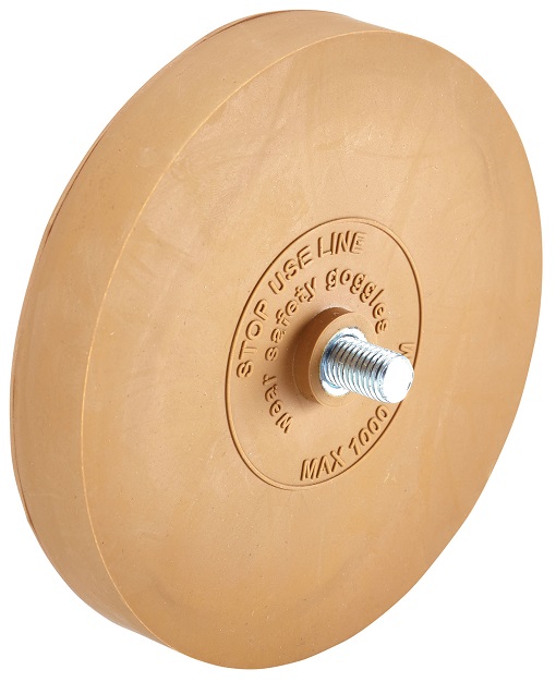 Disc abraziv pentru indepartare pasta montaj roti HOFMANN 0401-0025-012, din cauciuc, diametru 87 mm