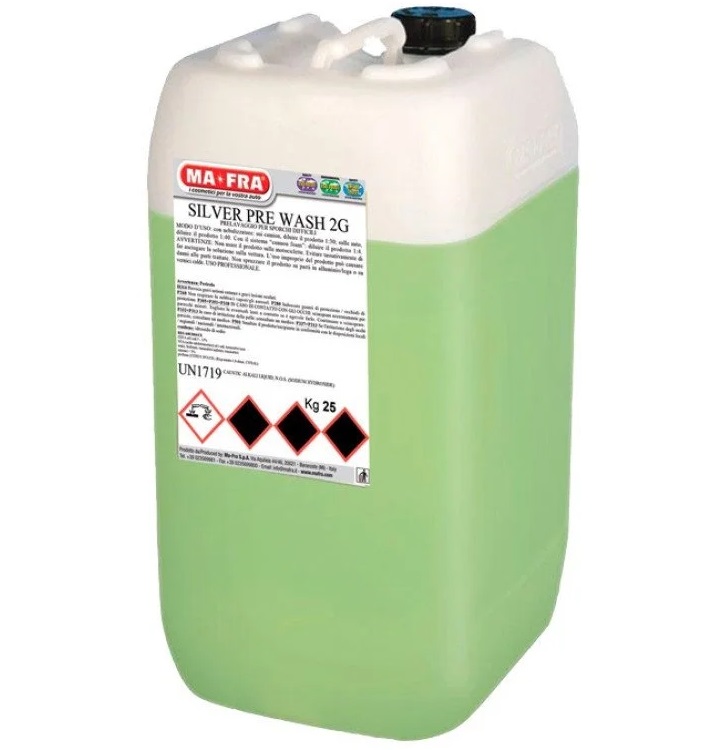 Detergent pentru prespalare auto MA-FRA Silver Pre Wash 2G P0523MA, volum recipient 25 litri