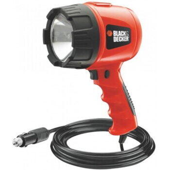 Lanterna auto halogen BLACK & DECKER BDSL300 196178, 300-1800 lumeni, 12 V, negru-portocaliu