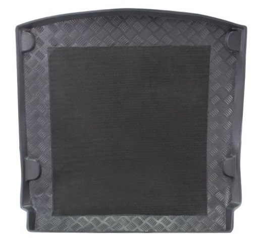 Tavita portbagaj auto POLCAR 1355WB-3, din polietilena, neagra, cu margine ridicata, pentru Audi A5/S5 B8, 03.07-10.11, cu panza antialunecare