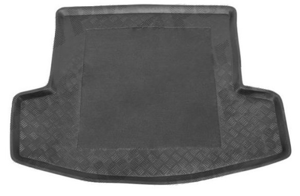 Tavita portbagaj auto POLCAR 2550WB-7, din polietilena, neagra, cu margine ridicata, pentru Renault Captiva Klac, 06-11, cu panza antialunecare