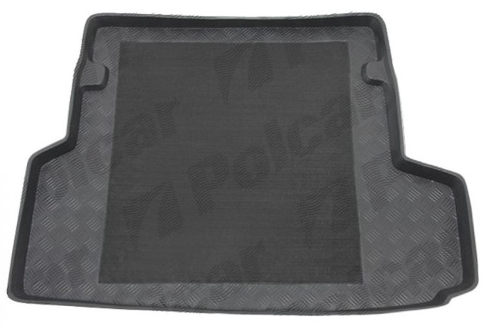 Tavita portbagaj auto POLCAR 20D1WB-5, din polietilena, neagra, cu margine ridicata, pentru BMW F30, F31, F34, F35 Estate, cu panza antialunecare