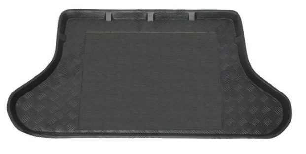 Tavita portbagaj auto POLCAR 4310WB-7, din polietilena, neagra, cu margine ridicata, pentru Land Rover Freelander 02.98-10.06, cu panza antialunecare
