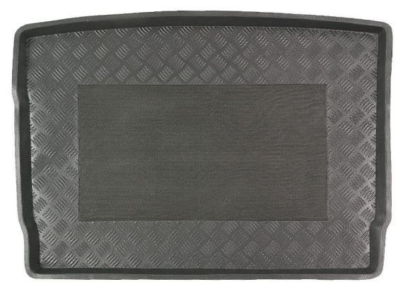 Tavita portbagaj auto POLCAR 9513WB-3, polietilena, neagra, cu margine ridicata, pentru Volkswagen Golf V/VI Hatchback, cu panza antialunecare