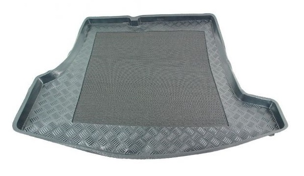 Tavita portbagaj auto POLCAR 9548WB-1, polietilena, neagra, cu margine ridicata, pentru Volkswagen Passat 97-05 Sedan, cu panza antialunecare