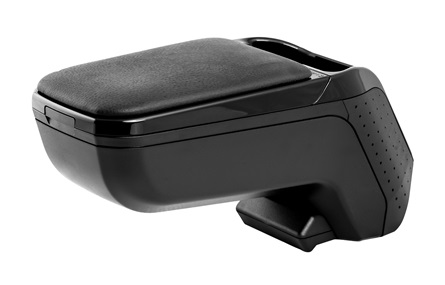 Cotiera auto rabatabila RATI Armster 2 V01204RA, capac din piele ecologica, neagra, fara buzunar, pentru Volkswagen Golf VII, 2012-2019
