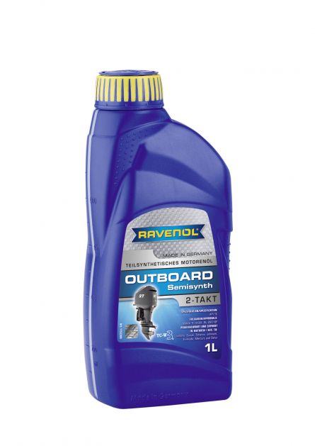 Ulei motor 2 timpi RAVENOL Outboardoel 2T Teilsynth 1152200-001, volum 1 litru, pentru motoare marine