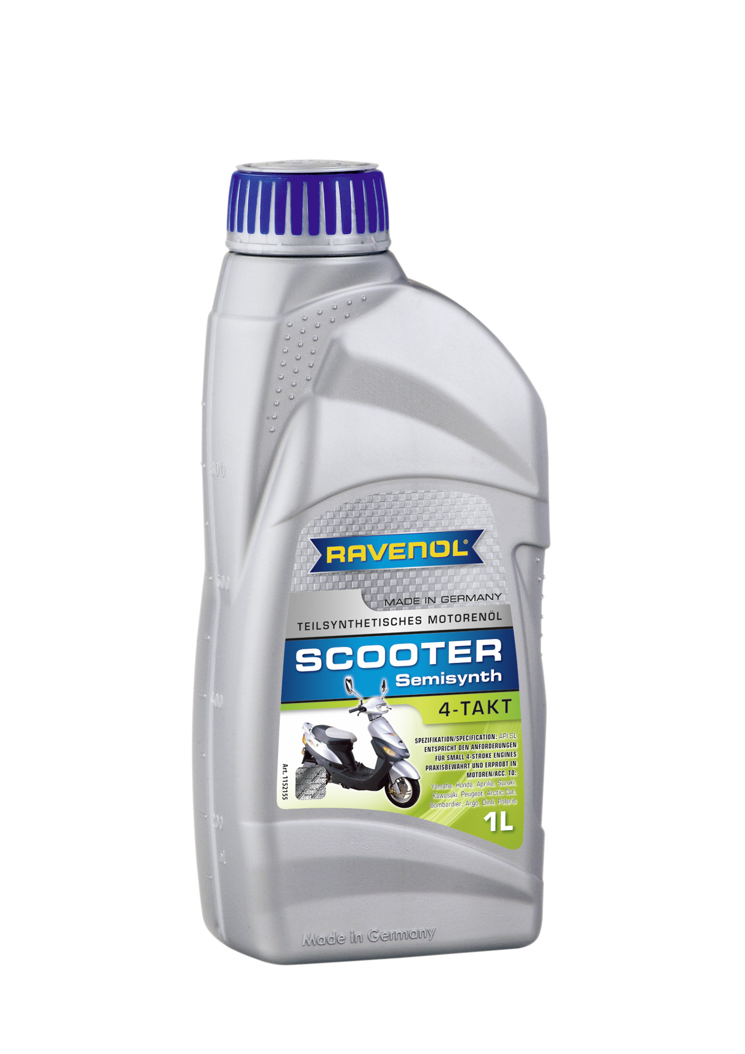 Ulei motor 4 timpi RAVENOL Scooter 4-Takt Semisynth 1152155-001, volum 1 litru, semi sintetic, pentru scutere