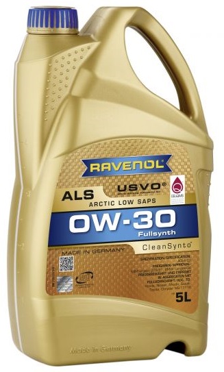 Ulei motor RAVENOL ALS USVO 0W30 1111137-005, volum 5 litri, sintetic