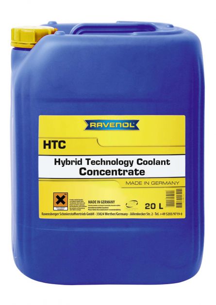Antigel RAVENOL HTC Concentrate Protect MB325.0 1410120-020, albastru, volum recipient 20 litri, concentrat