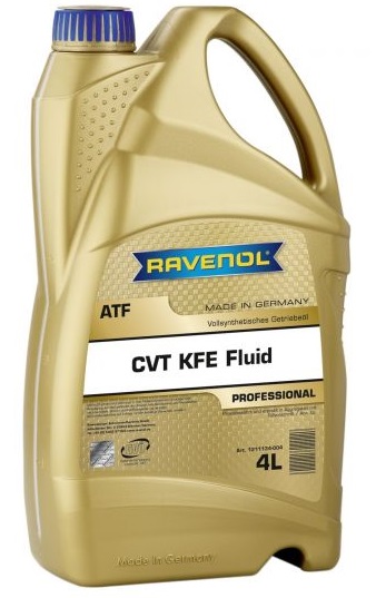 Ulei pentru transmisie automata RAVENOL ATF CVT KFE Fluid 1211134-004, volum 4 litri, sintetic