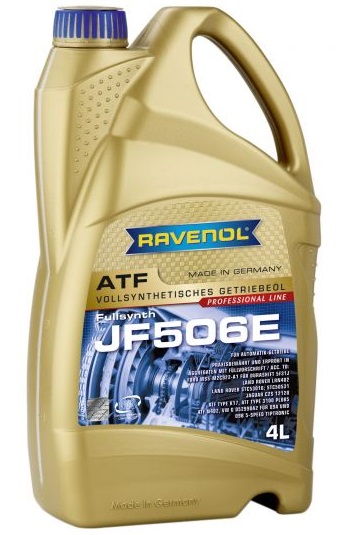 Ulei pentru transmisie automata RAVENOL ATF JF506E 1211119-004, rosu, volum 4 litri, sintetic