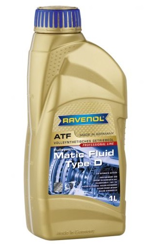Ulei pentru transmisie automata RAVENOL ATF Matic Fluid Type D 1211121-001, rosu, volum 1 litru, sintetic