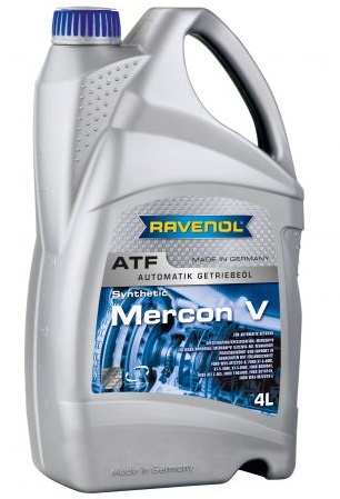 Ulei pentru transmisie automata RAVENOL ATF Mercon V 1212101-004, volum 4 litri, semi sintetic