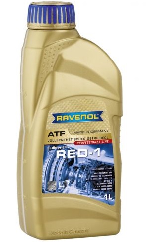 Ulei pentru transmisie automata RAVENOL ATF RED-1 1211117-001, rosu, volum 1 litru, sintetic