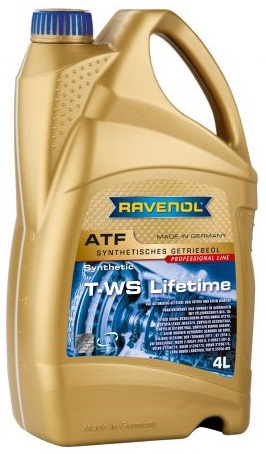 Ulei pentru transmisie automata RAVENOL ATF T-WS Lifetime 1211106-004, volum 4 litri, sintetic