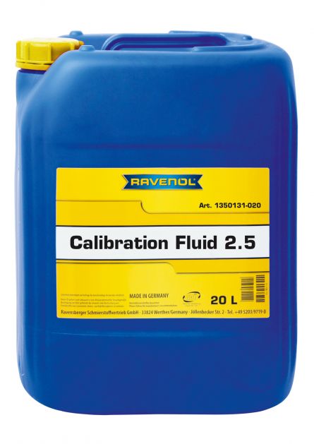 Ulei RAVENOL Calibration Fluid 2.5 1350131-020, pentru calibrarea pompelor de injectie diesel, volum 20 litri