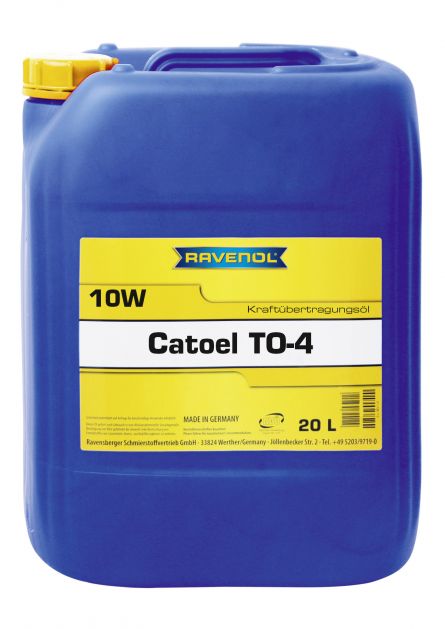Ulei pentru transmisie autoutilitare agricole RAVENOL CATOEL TO-4 1310610-020 10W, volum 20 litri
