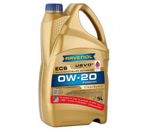 Ulei motor RAVENOL ECS USVO Promo 4+1 0W20 1111102-A05, volum 5 litri, sintetic