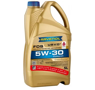 Ulei motor RAVENOL FDS USVO Promo 4+1 5W30 1111139-A05, volum 5 litri, sintetic