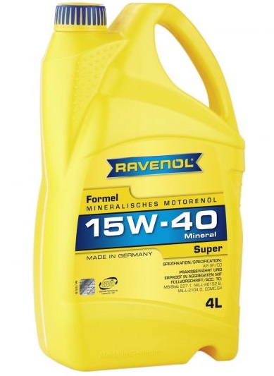 Ulei motor RAVENOL Formel Super 15W40 1113115-004, volum 4 litri, mineral