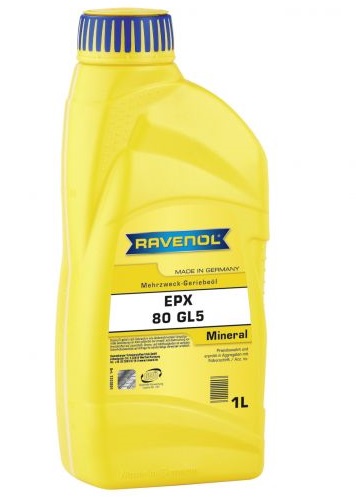 Ulei transmisie RAVENOL GETR EPX 80 GL5 1223201-001, volum 1 litru, mineral