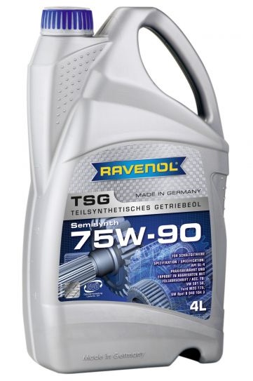 Ulei transmisie RAVENOL GETR TSG 75W90 1222101-004, volum 4 litri, semi sintetic