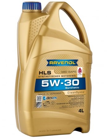 Ulei motor RAVENOL HLS 5W30 1111119-004, volum 4 litri, sintetic