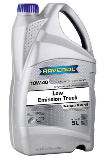 Ulei motor RAVENOL Low Emission Truck 10W40 SHPD 1122109-005, volum 5 litri, mineral