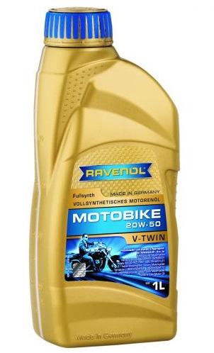 Ulei motor RAVENOL Motobike V-Twin Fullsynth 20W50 1171105-001, volum 1 litru, sintetic
