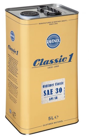 Ulei motor RAVENOL Oldtimer Classic 30 API SB 1118113-005, volum 5 litri
