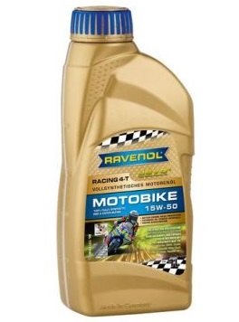 Ulei motor 4 timpi RAVENOL Racing 4T Motobike 15W50 1171109-001, volum 1 litru, sintetic