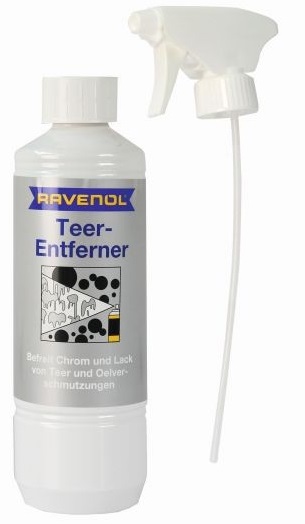 Solutie pentru curatat gudron RAVENOL Teerentferner 1360004-500, volum 0.5 litri, pentru plastic si crom