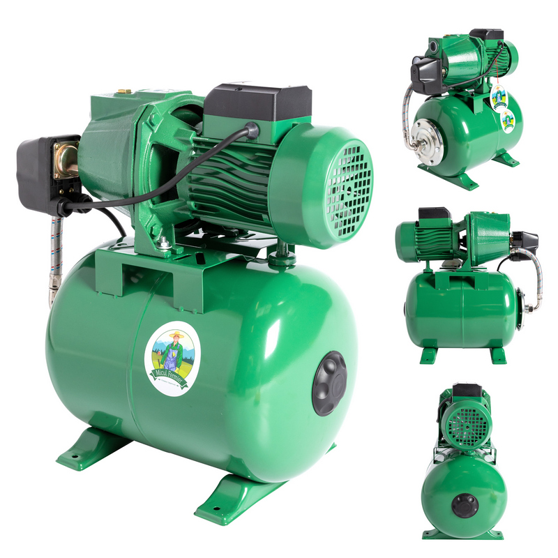 Hidrofor MICUL FERMIER GF-1473-S001-G01, 1.5 kW/1HP, 24 l, 220 V, 2850 rotatii/min, verde