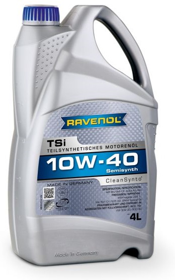 Ulei motor RAVENOL TSi 10W40 1112110-004, volum 4 litri, semi sintetic