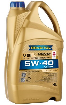Ulei motor RAVENOL VSI 5W40 USVO 1111130-004, volum 4 litri, sintetic