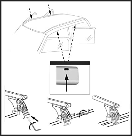 Kit montare bare transversale GREEN VALLEY 156 261, pentru Volkswagen Passat VI, 4 usi, 03.2005-
