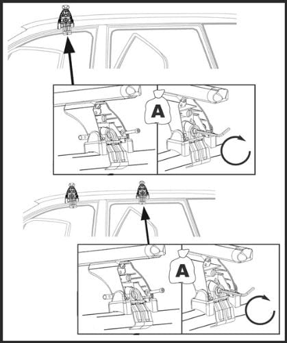 Kit montare bare transversale GREEN VALLEY CSNB 156 262, pentru Volkswagen Passat V, 4 usi, 11.2000-02.2005