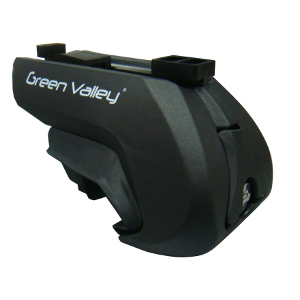 Set 4 picioare prindere bare transversale GREEN VALLEY 156 600, pentru vehicule cu bare longitudinale