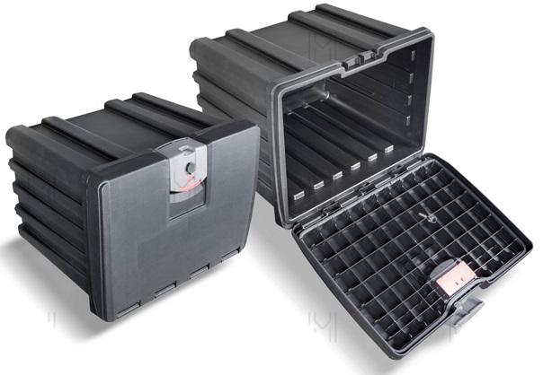 Cutie scule camion MVM TTB010MVM, 500 x 350 x 400 mm, plastic, negru