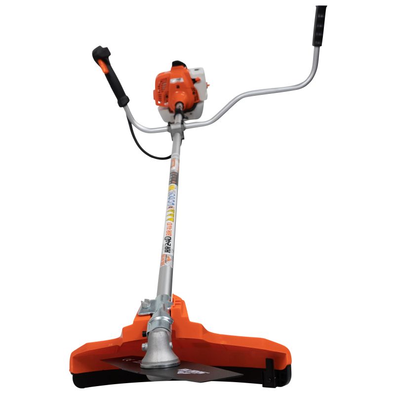 Motocoasa de umar RURIS RR 240 Bravo, motor benzina Khumma, 2 timpi, 24 CC, 1 CP, diametru taiere 255 mm, ham, autocut, cutit 2 dinti