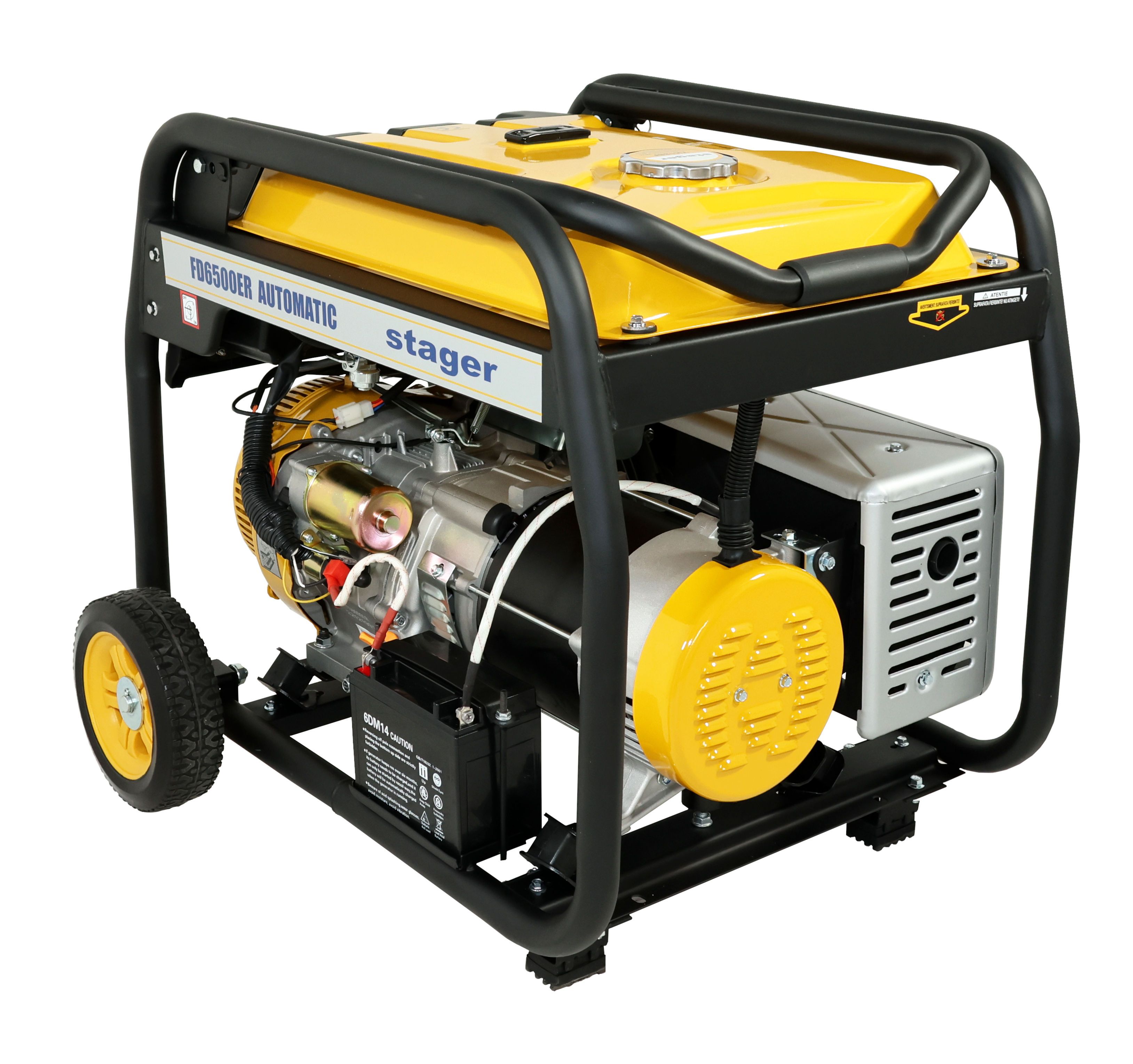 Generator open-frame STAGER FD 6500ER Automatic, 5.5kW, monofazat, benzina, pornire electrica