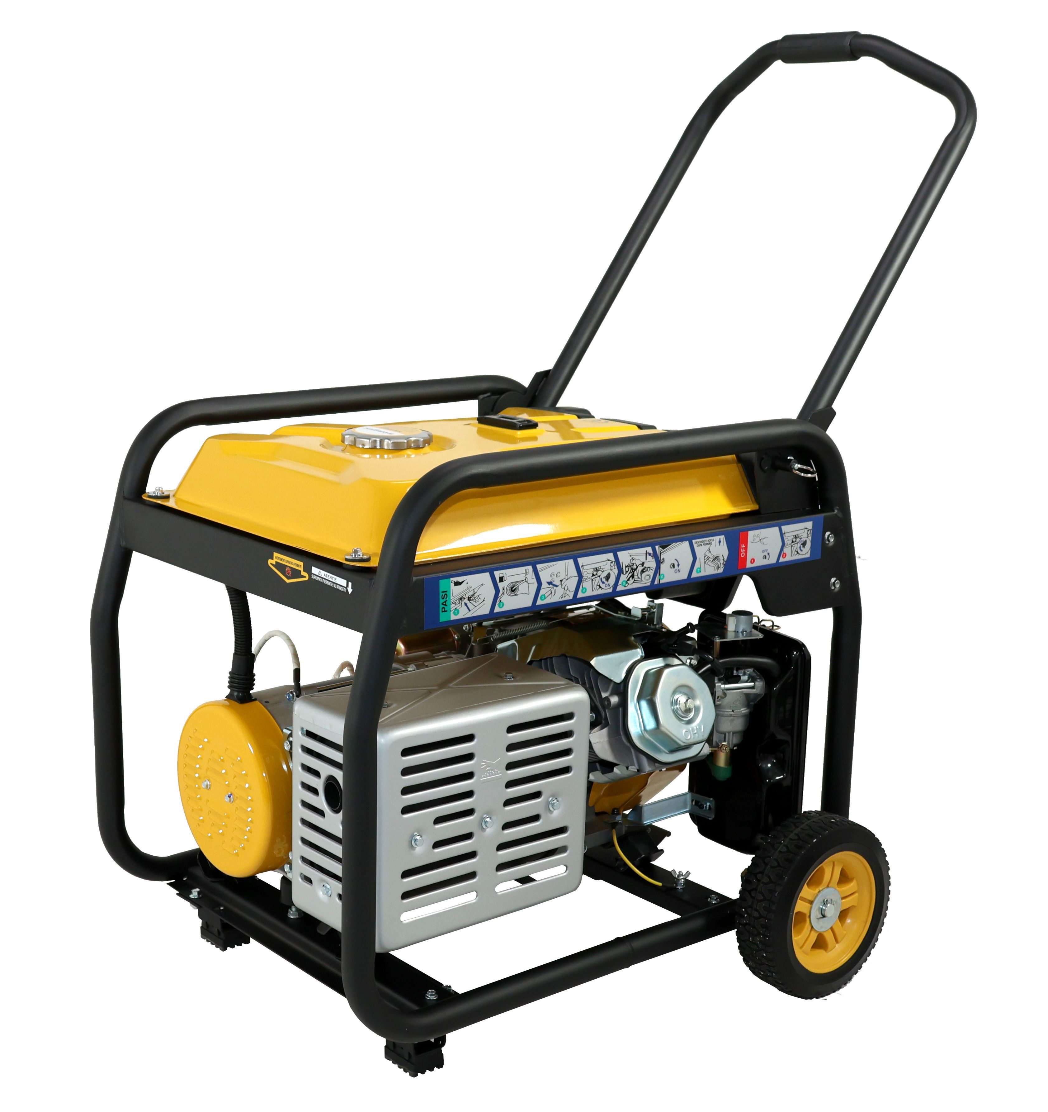 Generator open-frame STAGER FD 6500ER Automatic, 5.5kW, monofazat, benzina, pornire electrica