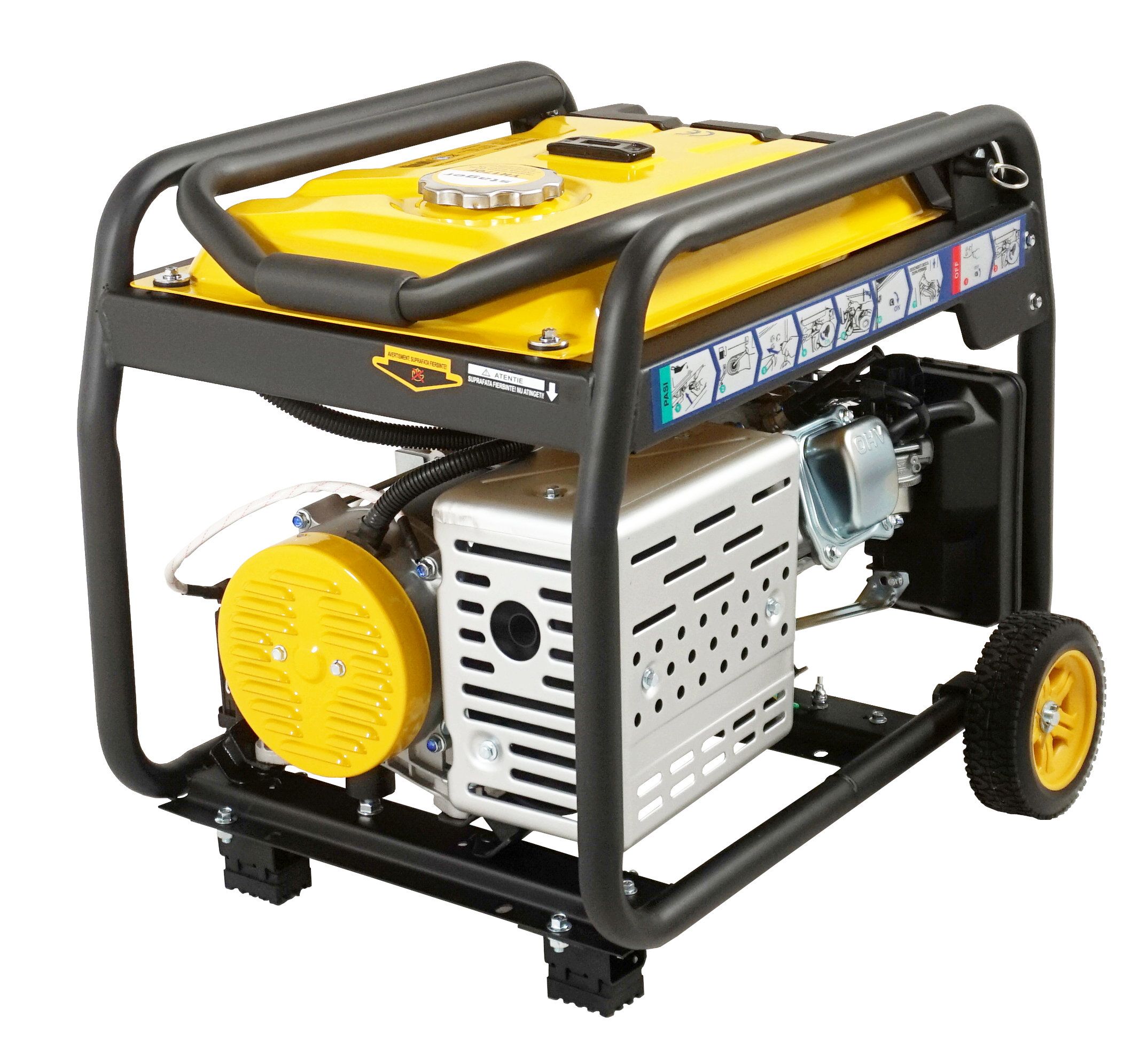 Generator open-frame STAGER FD 3600ER Automatic, 3kW, monofazat, benzina, pornire electrica