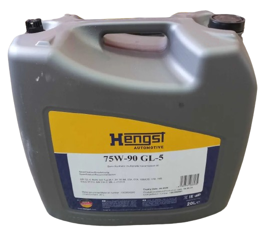 Ulei transmisie diferential HENGST 75W90 TDL GL-4/5 H7590TDLGL45/20, volum 20 litri, sintetic