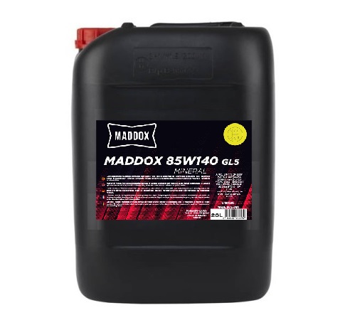 Ulei transmisie MADDOX 85W140 GL5 MDX85W140GL5/20, volum 20 litri, mineral