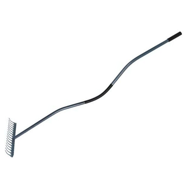 Grebla metalica cu maner metalic POLONIA 12277, 150 cm, 12 dinti