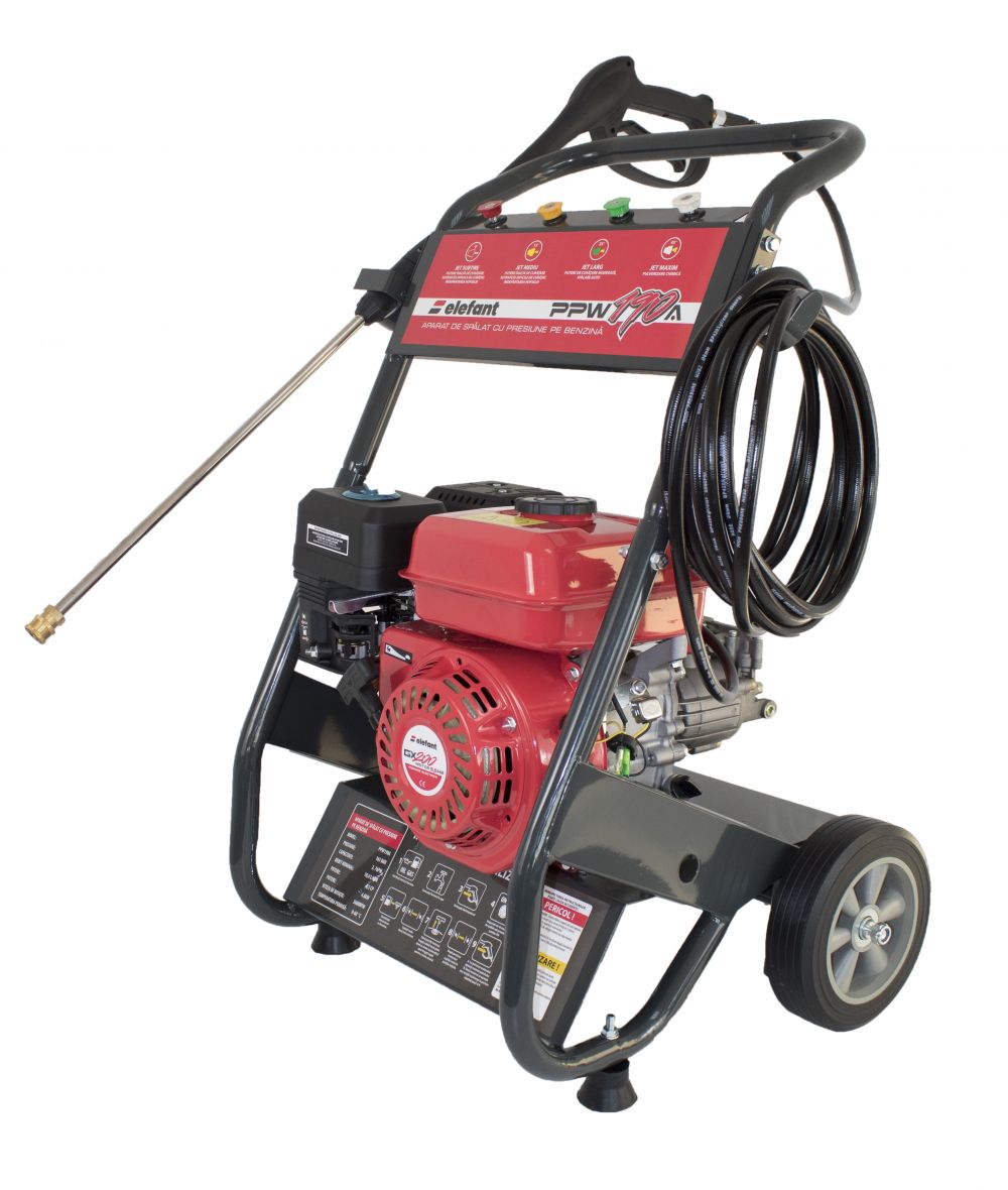 Aparat de spalat cu presiune pe benzina ELEFANT PPW190A, 4800 W, rezervor 3.6 L