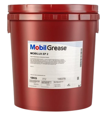 Vaselina MOBIL Grease Mobilux EP 2, 18 kg, pe baza de litiu, recipient galeata